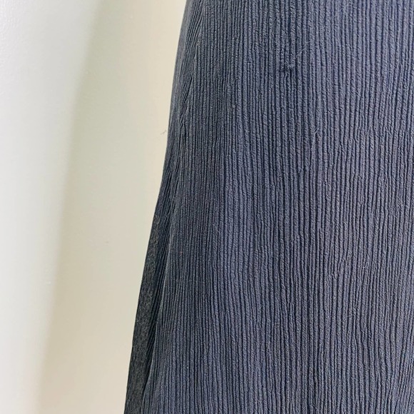 Vintage J. Crew Black Silk Dress Women 8 A-Line Textured Luxe Classic Date Night - Picture 9 of 9